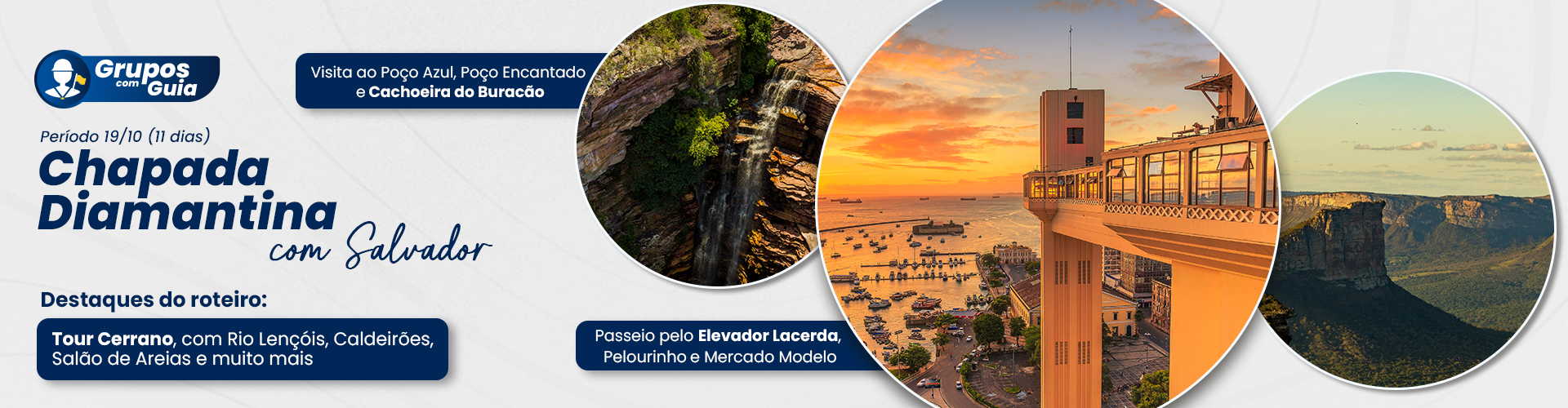 Grupos com Guia - Chapada Diamantina