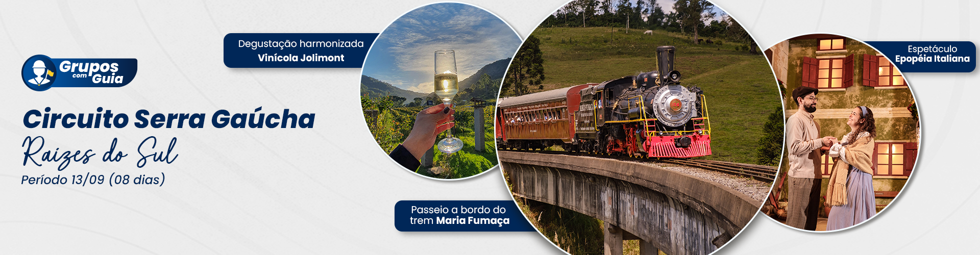 Grupos com Guia - Raizes do Sul