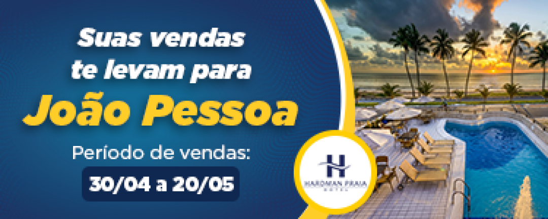 Suas vendas te levam para Joo Pessoa