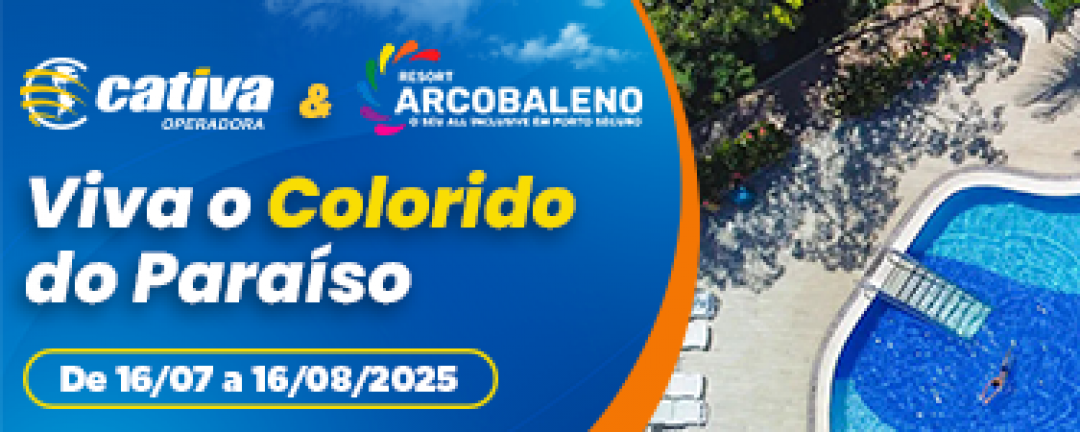 Cativa & Arcobaleno: Viva o Colorido do Paraso!