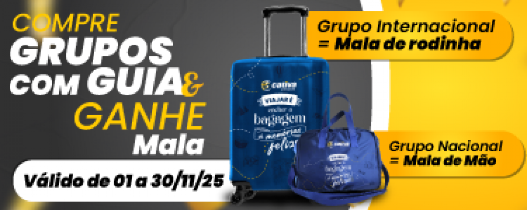 Mala de bordo de presente para o seu cliente!