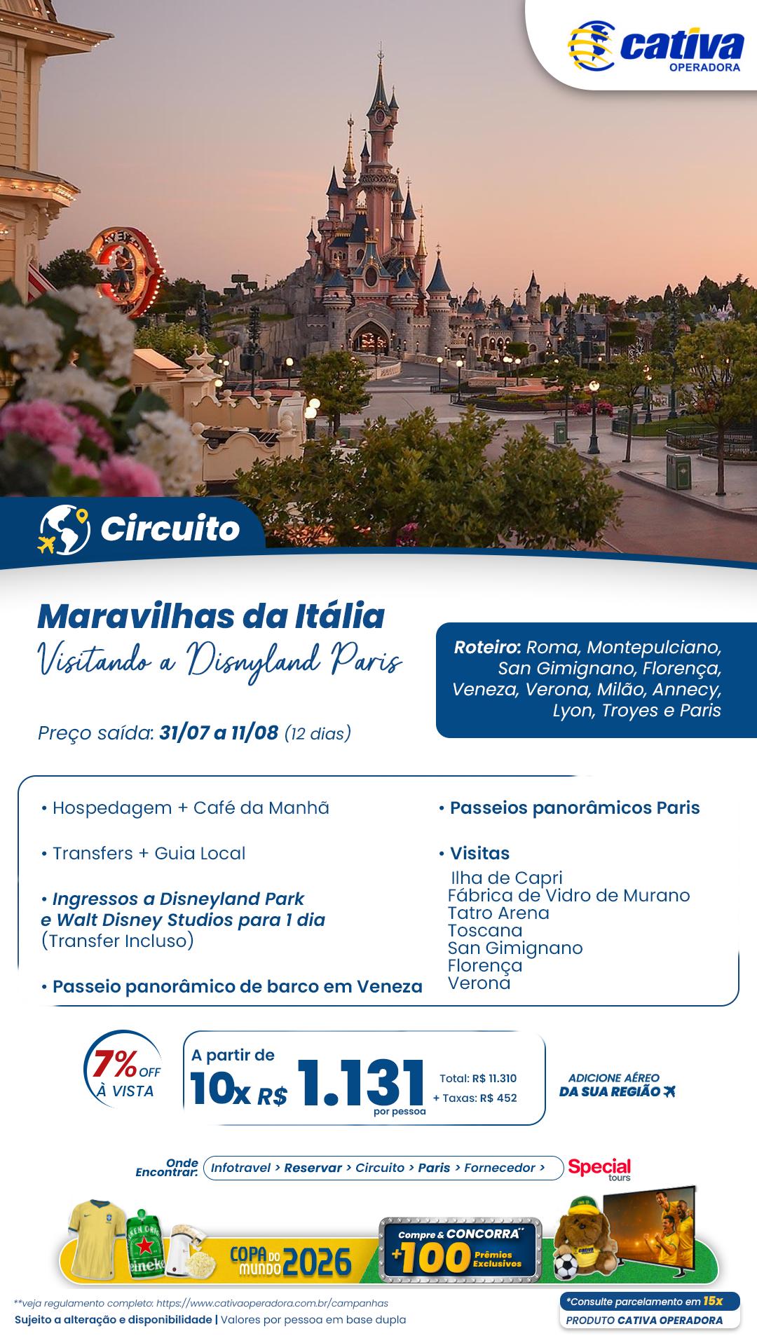 Maravilhas da It�lia 31/07