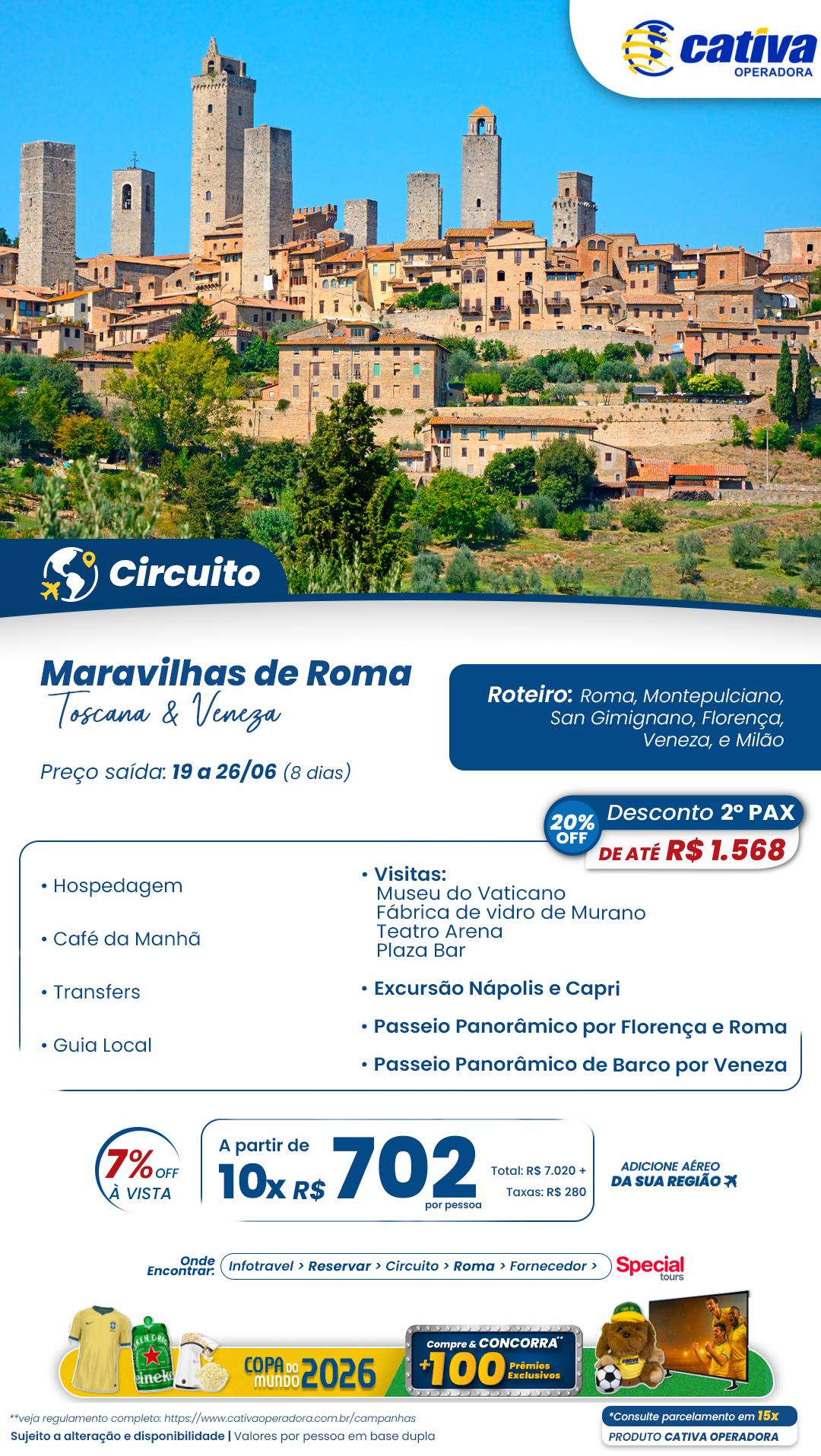 Maravilhas de Roma/TERRES 19/06