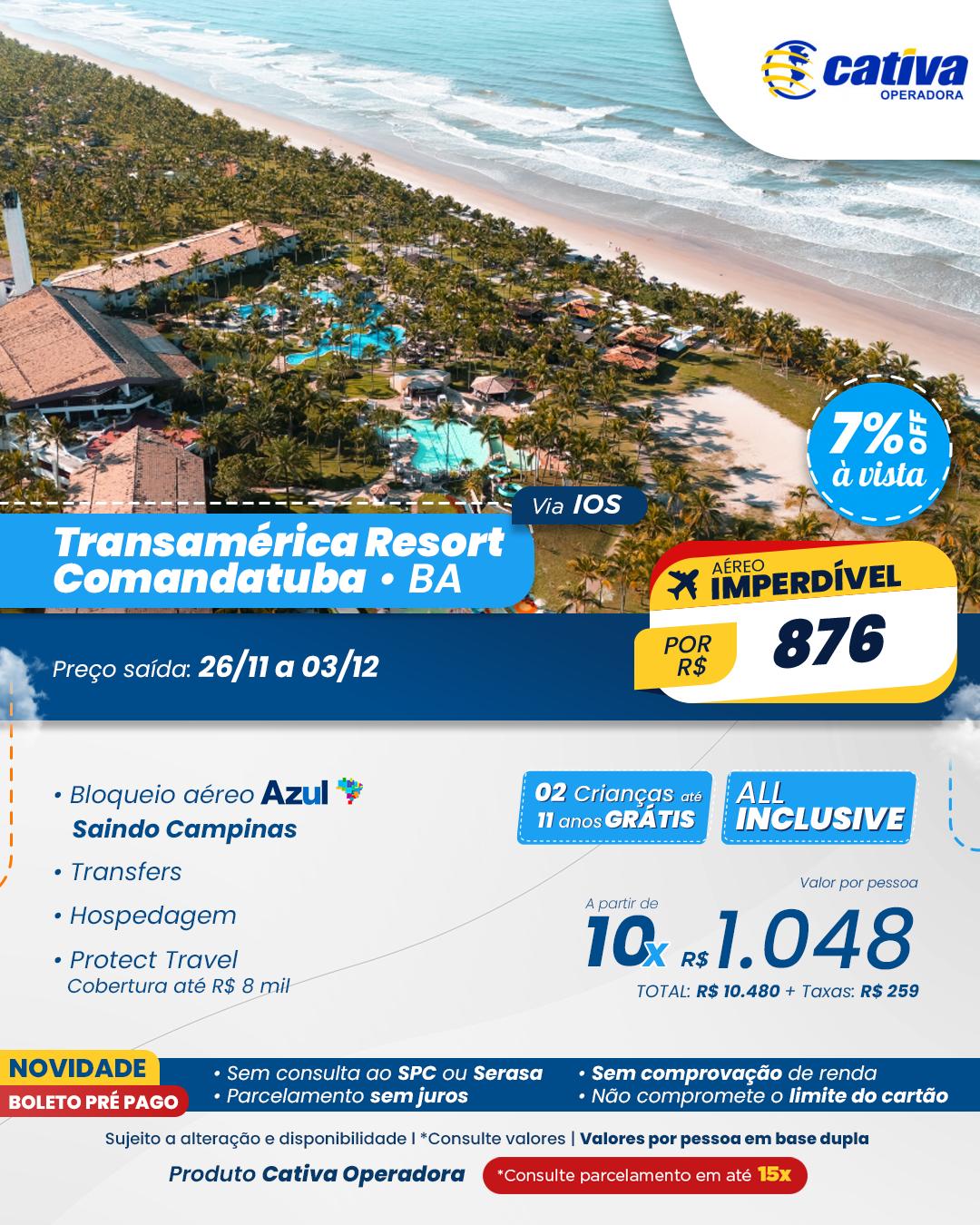 Transamrica Comandatuba/VCP 26/11