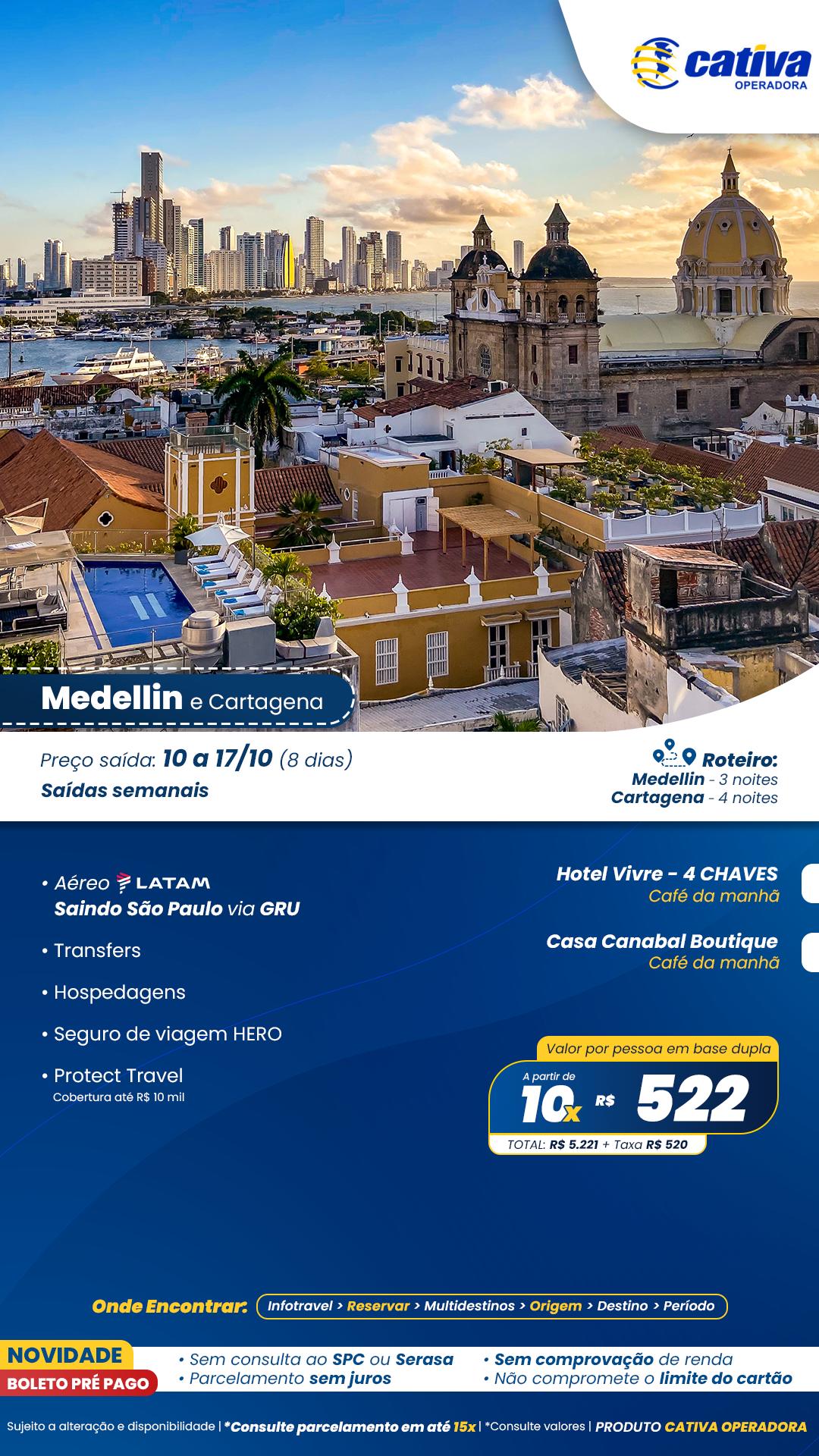 Medellin e Cartagena/SAO 10/10